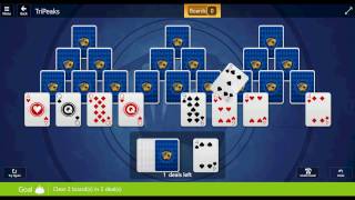 Microsoft Solitaire Collection TriPeaks  Expert  May 12th 2015 [upl. by Mendelsohn]