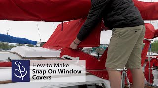 How to Make SnapOn Clear Vinyl Window Covers [upl. by Pachton]