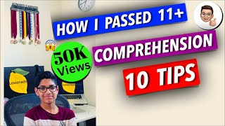 How to pass 11 exam amp my experience on 10 COMPREHENSION TIPS 11 plus exam tips  Lessonade [upl. by Kragh722]