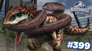 Unlocking The New Giant Snake  Jurassic World  The Game  Ep399 HD [upl. by Abate]