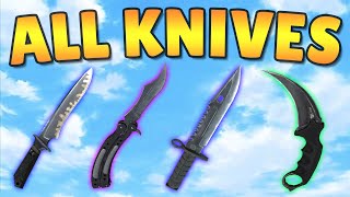 All Knives  Animations  CSGO [upl. by Hayton140]