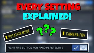 COD MOBILE SETTINGS AND SENSITIVITY EXPLAINED Best Settings For Every Player [upl. by Hefter529]