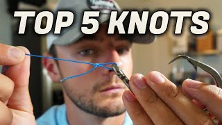 TOP 5 Knots You Should Know Beginners Guide to Fishing [upl. by Juakn]