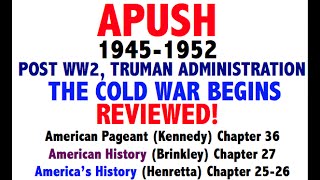 American Pageant Chapter 36 APUSH Review APUSH Period 8 [upl. by Yennor]