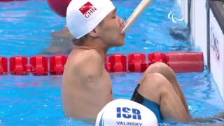 Swimming  Mens 100m Backstroke S6 heat 1  Rio 2016 Paralympic Games [upl. by Huff]