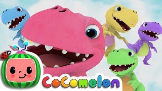 Five Little Dinosaurs  CoComelon Nursery Rhymes amp Kids Songs [upl. by Idaf]