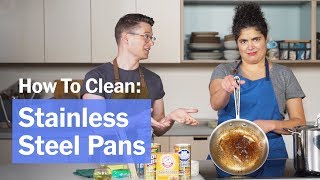 How to Clean Stainless Steel Pots and Pans [upl. by Delisle317]