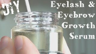 Eyelash And Eyebrow Growth Serum ♥ DIY [upl. by Namas]