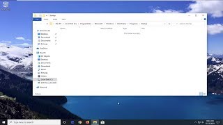 How to Find the Startup Folder in Windows 10 Tutorial [upl. by Eserahs892]