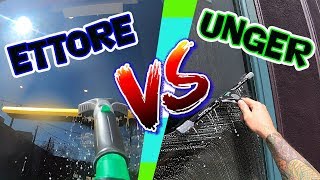 UNGER NINJA VS ETTORE SUPER CHANNEL  WIDE BODY SQUEEGEE CHANNELS [upl. by Samaj]