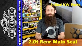 How The VW 20t TSI Rear Main Seal Fails [upl. by Sclar]