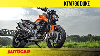 KTM 790 Duke Review  The Scalpel  Track Ride  Autocar India [upl. by Maribelle196]