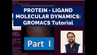 Molecular Dynamics Tutorial  ProteinLigand Complex GROMACS  PART 1 [upl. by Allie]