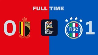 Belgium vs Italy O1 Highlights  UEFA Nations League 2024 4K [upl. by Rie265]