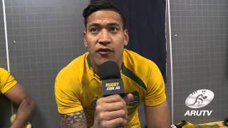 Spring Tour 2013 Man of the Match Izzy Folau [upl. by Nodroj507]