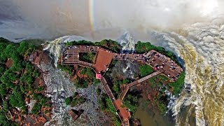 IGUAZU FALLS FILMED WITH A DRONE 2K [upl. by Jolyn]