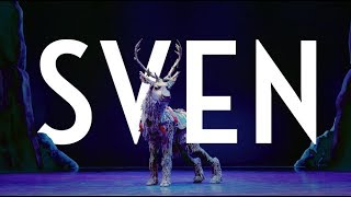 Meet Sven from FROZEN on Broadway [upl. by Eyar]