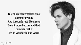 Harry Styles  Watermelon Sugar Lyrics [upl. by Peck]