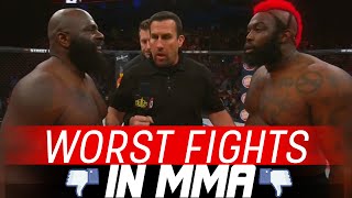 The Worst Fights In MMA [upl. by Rogerio]