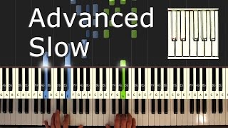 Beethoven  Moonlight Sonata  Piano Tutorial Easy SLOW  How To Play synthesia [upl. by Yorztif]