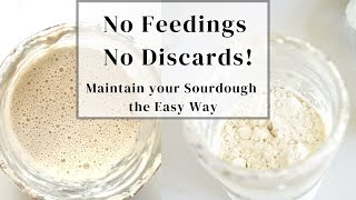 No More Feeding or Discarding Simplify Sourdough Baking Now [upl. by Lladnek]