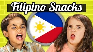 KIDS EAT FILIPINO SNACKS  Kids Vs Food [upl. by Rubens]