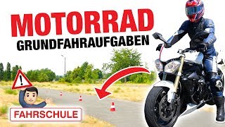 Motorrad Grundfahraufgaben So klappts  Fischer Academy [upl. by Osgood]