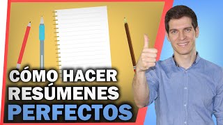 Cómo hacer RESÚMENES FÁCILES y Organizados Para ESTUDIAR MEJOR 10 Tips  Técnica Secreta [upl. by Nebur]