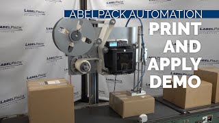 Print and Apply Labeling System Demo [upl. by Anavlis]