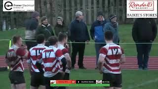 Orkney RFC v Dumfries RFC 301124 [upl. by Ennailuj169]