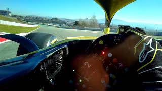 Daniel Ricciardos First Lap in a Renault  Visor Cam  F1 Testing 2019 [upl. by Peednam]