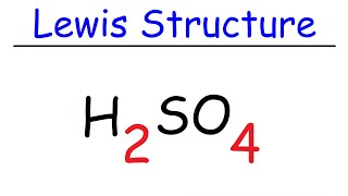 H2SO4 Lewis Structure  Sulfuric Acid [upl. by Ahsinak601]