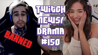 Twitch DramaNews 150 Pokimane Gets Small Streamer Banned NezukoGaming nip slip Paymoneywubby [upl. by Fryd]