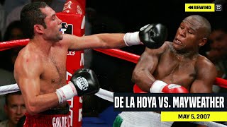 FULL FIGHT  Oscar De La Hoya vs Floyd Mayweather DAZN REWIND [upl. by Anitel241]