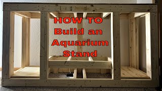 How To Build an Aquarium Stand  Step by Step [upl. by Mccollum]