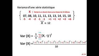 Moyenne variance et écart type Terminale S [upl. by Cherianne]