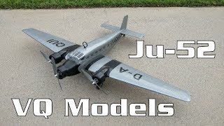 VQ Models Ju52 Flight Review  HobbyView [upl. by Aleek635]