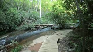 Virtual Treadmill Walking  Trail with Rivers and Waterfalls  Table Rock State Park [upl. by Deck359]