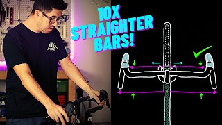 HOW TO Align Bicycle Handlebars Perfectly  The BEST Method [upl. by Hammerskjold]