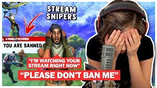 Pokimane RAGE QUITS over Stream Snipers in NEW Arena Mode Fortnite Duo Fill [upl. by Liz26]