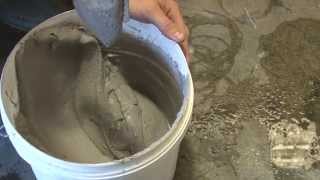 How to mix refractory mortar by hand  ABC Ovens [upl. by Yuzik]