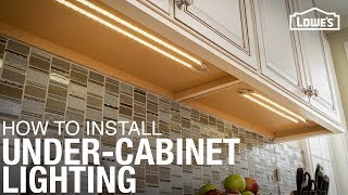 How to Install Under Cabinet Lighting [upl. by Ranger229]