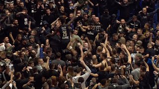 Lessort leads Partizan fanschants [upl. by Jocko]