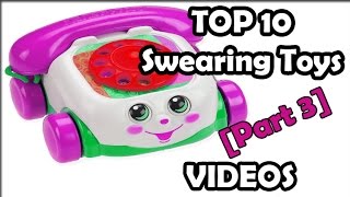 TOP 10 kids toys that SWEAR part 3 Top 10 SWEARING childrens play toys monsters inc fisher price [upl. by Annhej150]