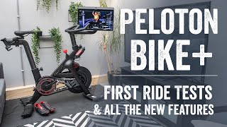 Peloton Bike Plus HandsOn First Rides amp Everything New Detailed [upl. by Acassej]