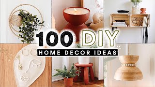 100 DIY HOME DECOR IDEAS  HACKS You Actually Want To Make ✨ Full Tutorials [upl. by Ripleigh]