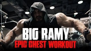 Big Ramy  Epic Chest Workout [upl. by Wurst]