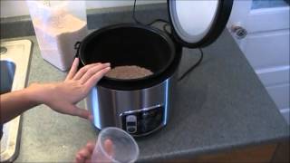 How to Use a Rice Cooker  Steamer [upl. by Neibart960]