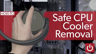 How to Remove a CPU Cooler Safely [upl. by Ehudd391]