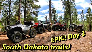 Amazing South Dakota Trails ATV Riding Black Hills Forest [upl. by Sulihpoeht164]